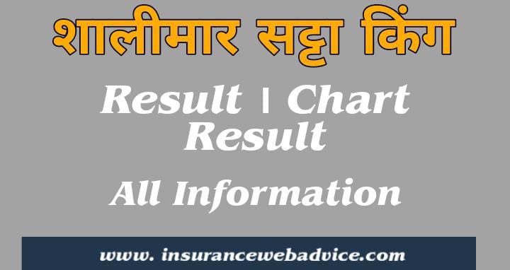 Shalimar Satta King | Shalimar Satta Chart Result Today