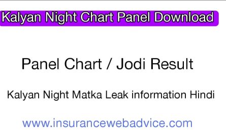 kalyan Night Chart Panel