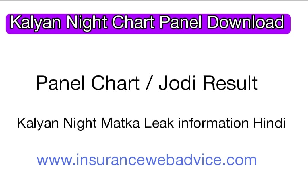 kalyan Night Chart Panel