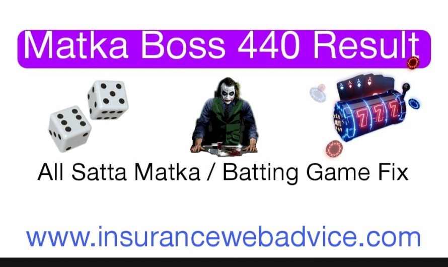 Matka Boss 440 | Dp Boss Matka