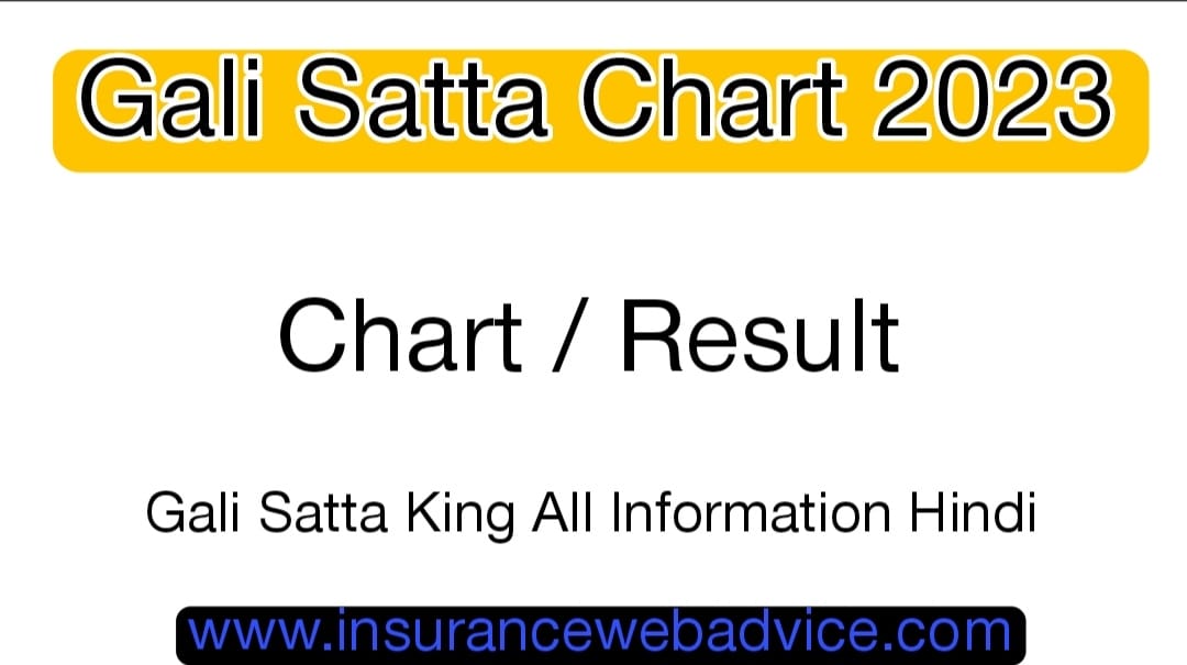 Gali Satta Chart 2023